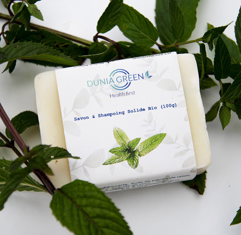 SAVON-SOLIDE Menthe Verte0